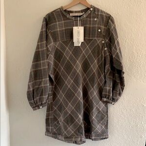 Christy Dawn Long Sleeve Romper with Button Detail. Size XS/S NWT